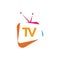 TV icon logo vector illustration design