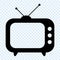 TV icon, retro TV