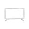 TV, monitor continuous line drawing. One line art of home appliance, LSD screen, smart tv, television, entertainment