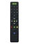 Tv remote control design with buttons. Wireless power media device to switch channel programmes remotely. Universal