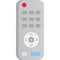 TV remote control vector flat icon design