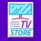 Tv Retail Store Creative Promotional Poster Vector