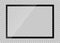Tv screen with glass reflection on transparent background. Tv monitor frame in mockup style. Black lcd plasma screen with