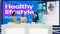 TV Show Infomercial: Female Host, Expert, Doctor Talk Present Mock-up Beauty Products Boxes, Health