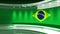 TV studio. Brazilian flag.  News studio. Loop animation.