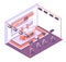 Tv Studio Isometric Concept