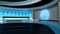 Tv Studio. News studio. News room. Breaking News.3D rendering.