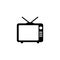 TV, Television Flat Vector Icon