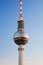 Tv tower or Fersehturm in Berlin, Germany
