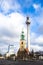 TV Tower and old church at Alexanderplatz, Berlin, Germany
