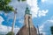 TV Tower, and the spire of St Mary`s Church, Alexander Platz, Berlin, Germany