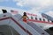 TWA Hotel employees wear vintage uniform at newly opened hotel at the landmark TWA Flight Center building designed by Eero Saarine