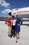 TWA Hotel employees wear vintage uniform at newly opened hotel at the landmark TWA Flight Center building designed by Eero Saarine