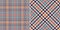 Tweed check plaid pattern for spring autumn winter. Seamless pixel textured multicolored tartan glen plaid for dress, scarf.