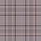 Tweed pattern vector. Glen hounds tooth check plaid in blue, coral, pink grey for jacket, coat, skirt, trousers.