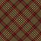 Tweed plaid pattern in black, brown gold, red. Seamless dark textured tartan check background for flannel shirt, skirt.