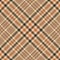 Tweed plaid pattern in brown, orange, beige. Seamless abstract glen fabric texture for tablecloth, skirt, blanket, throw, dress.