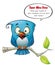 Tweeter Blue Bird Happy