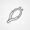 Tweezers vector icon sign symbol