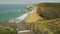 Twelve apostles at Castle Rock lookout on the Great Ocean Road in Australia