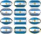 Twelve buttons of the Flag of Argentina