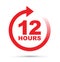 Twelve hour icon
