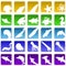 Twenty five sealife icons