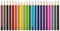 Twenty one shades of color pencils