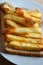 Twice deep fried potato chip butty