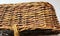 Twig wicker basket texture