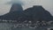 Twilight Descends on Botafogo Bay with Misty Sugarloaf Mountain