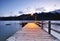 Twilight at Glenorchy jetty, Queenstown