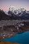 Twilight on Gokyo Valley