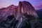 Twilight on Half Dome, Yosemite National Park, California