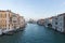 Twilight landscapes of the Grand Canal in Venice, Italy