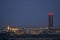 Twilight Majesty: Giralda and Pelli Tower Silhouetted in Seville\\\'s Dusk