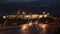 Twilight panorama of Prague castle