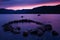 Twilight at Sanabria lake, Spain