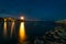 Twilight sea at Khao Laem Ya National Park