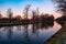 Twilight Serenity by the Canal