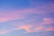 This is twilight sky or evening sky which is the time of sunset. It`s pleasant to look at when relaxing in the evening