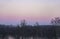 Twilight sky over the Danube