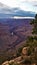 Twilight storm in the Grand Canyon vertical