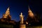 Twilight at Sukhothai Historical Park, Thailand