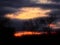 Twilight Sunset, In Crookham, Northumberland, England