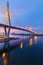 Twilight of Suspension bridge (Bhumibol bridge)