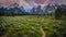 Twilight on the Teton Range, Grand Teton National Park