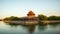 Twilight at turret of Forbidden City,Beijing,China