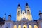 Twilight view of Brixen cathedral