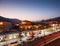 Twilight view of Lakeside, Pokhara, Nepal